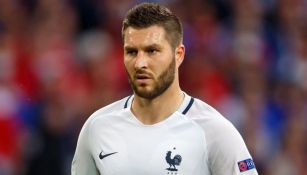 André-Pierre Gignac durante un partido con Francia