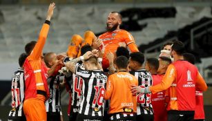 Jugadores del Mineiro celebrando clasificación en Libertadores