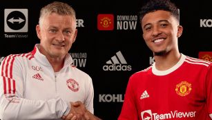 Sancho, presentado con el Manchester United