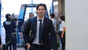 Solari a su llegada al Corregidora