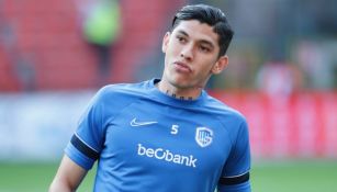 Gerardo Arteaga en acción con Genk