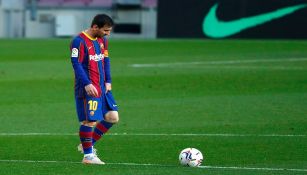 Lionel Messi con el Barcelona