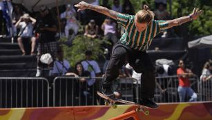 Candy Jacobs durante una competencia en Brasil