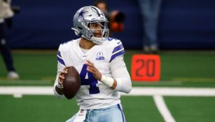 Dak Prescott en acción con los Dallas Cowboys