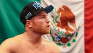 Canelo Álvarez durante un evento 