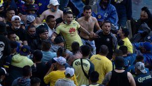 América: Aficionados de las Águilas protagonizaron pelea durante juego vs Necaxa