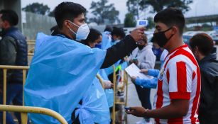 Puebla: Implementó fuerte protocolo sanitario en juego ante Chivas