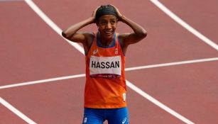 Sifan Hasan al terminar su carrera