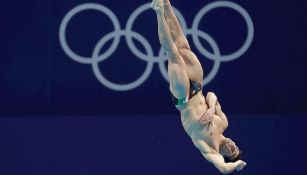 Rommel Pacheco en la Final de Trampolín de 3 metros