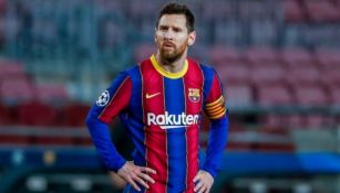 Lionel Messi en un juego del Barcelona