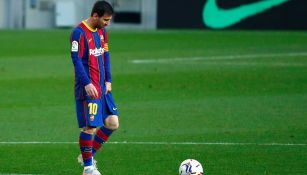 Lionel Messi con el Barcelona