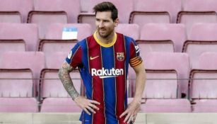 Lionel Messi en un partido del Barcelona