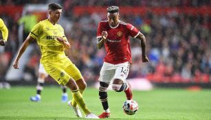 Lingard en un amistoso de pretemporada con el United