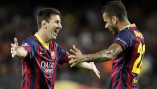 Dani Alves respondió al deseo de Lionel Messi de superar su récord de títulos