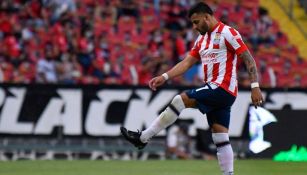 Vega en un partido con Chivas