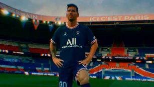 Messi ya lució la playera '30' del PSG en el Parque de los Príncipes