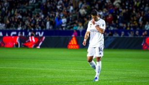 Chicharito en partido con el Galaxy