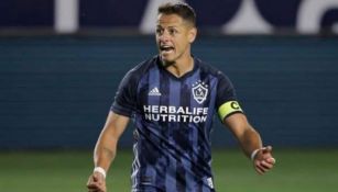 Chicharito Hernández en un partido del LA Galaxy