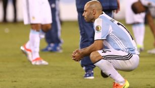 Javier Mascherano con la Selección de Argentina en 2016