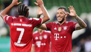 Jugadores del Bayern Múnich en festejo