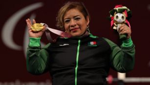 Amalia Pérez tras conquistar el oro 