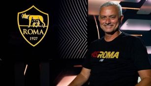 Técnico del AS Roma José Mourinho