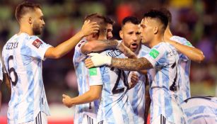 Argentina en festejo de gol
