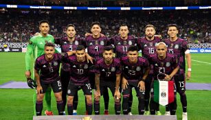 Selección Mexicana previo a un partido