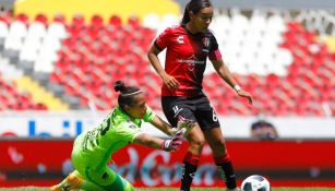 Zellyka Arce durante un partido