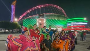 Ballet Folklórico con trajes típicos de México en Qatar