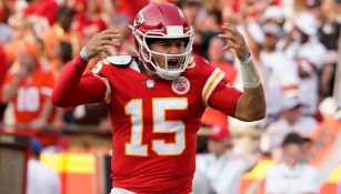 Mahomes en un partido de los Chiefs