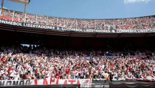 Estadio Monumental durante un partido de Libertadores