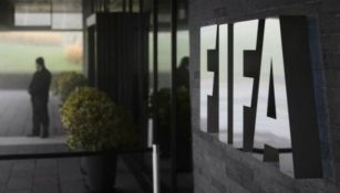 El logo en las oficinas de FIFA