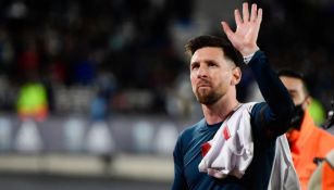 Lionel Messi tras el juego entre Argentina y Perú