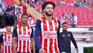 Huerta en partido con Chivas