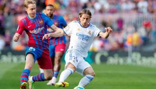 Luka Modric durante el Clásico Español