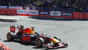 Checo Pérez en el Red Bull Show Run CDMX 2021