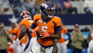 Teddy Bridgewater en acción con Broncos