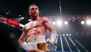 Canelo Álvarez tras vencer a Caleb Plant