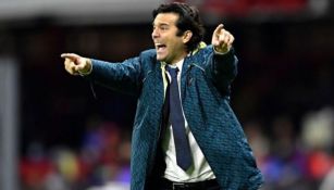 Santiago Solari en un partido del América