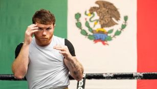 Saúl 'Canelo' Álvarez durante entrenamiento