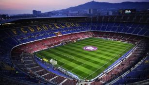 Camp Nou previo a un juego del Barcelona