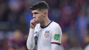 Christian Pulisic reacciona durante partido con Estados Unidos