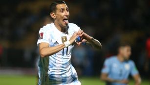 Di María tras anotar gol a favor de Argentina