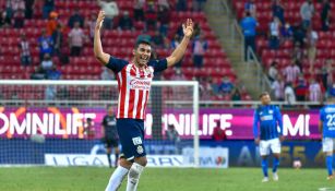 Tiba Sepúlveda durante un partido con Chivas