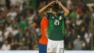 Jürgen Damm en en lamento con Selección Mexicana