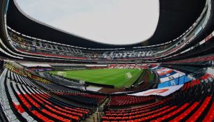 Dentro del Estadio Azteca