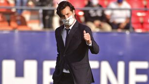 Santiago Solari en un partido con América