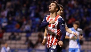 Isaác Brizuela en lamento con Chivas