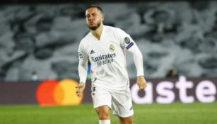 Hazard en partido con Real Madrid